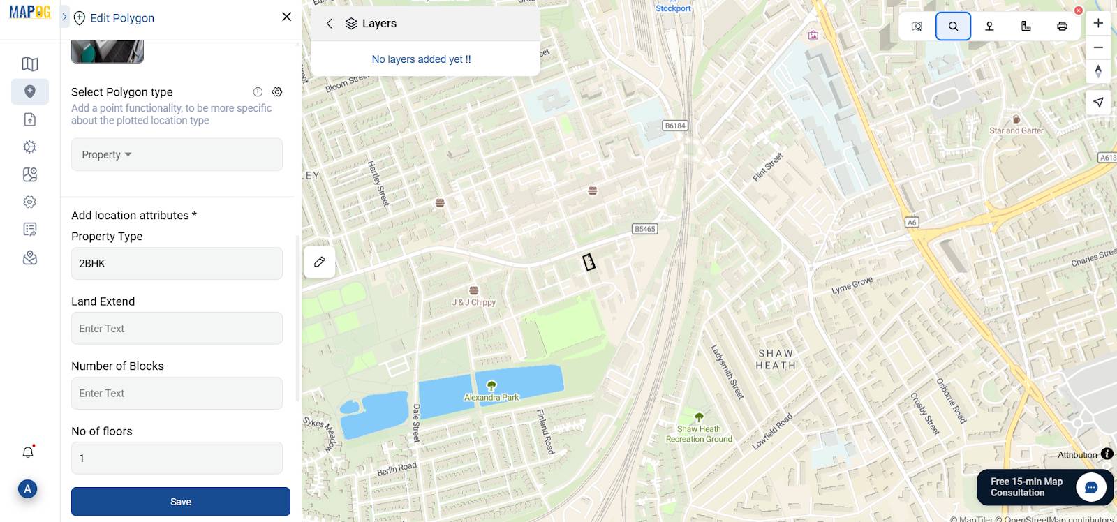 Interactive Property Hunt Map