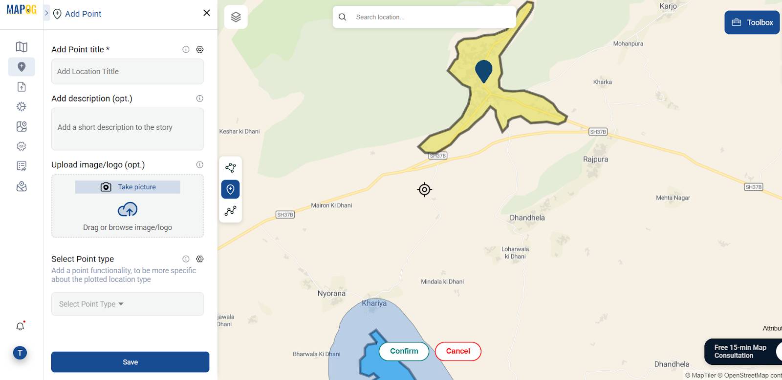 Water-scarce village mapping