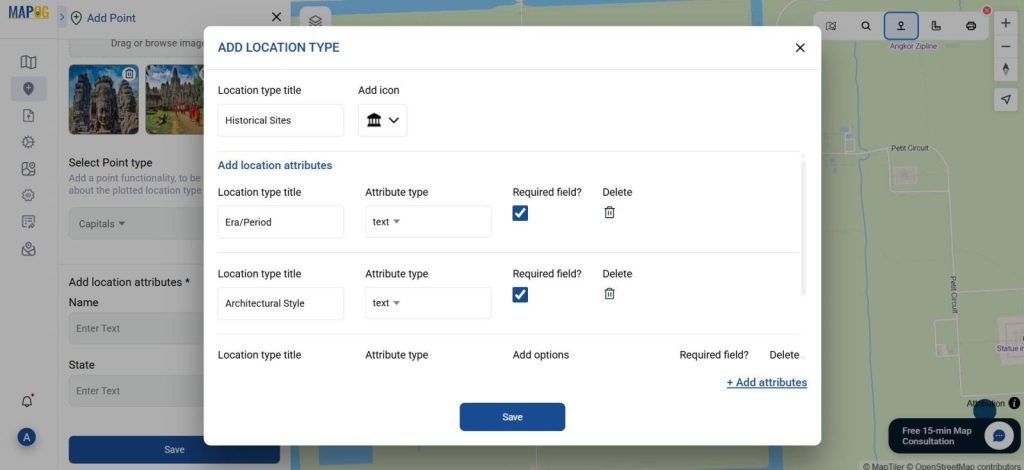 Adding multiple attributes