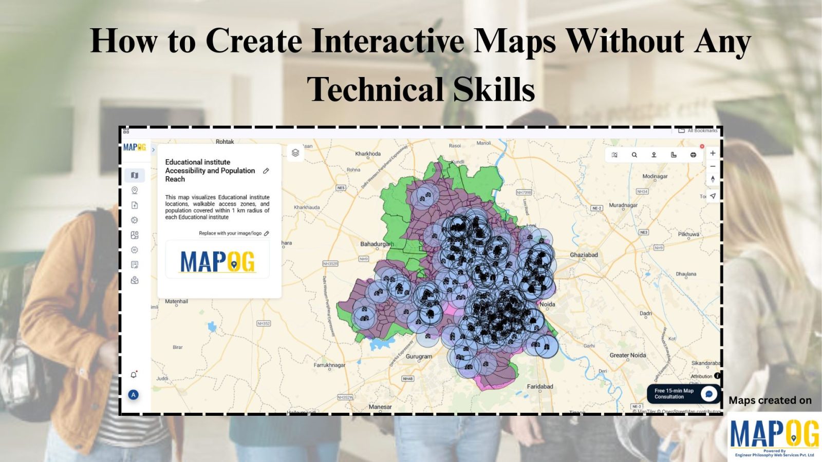 Create interactive maps using MAPOG without technical skills