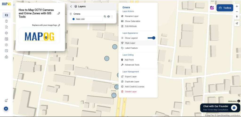 How to Map CCTV Cameras and Crime Zones with GIS Tools