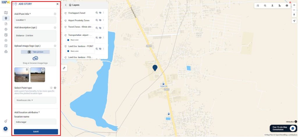 Find locations for Warehouse