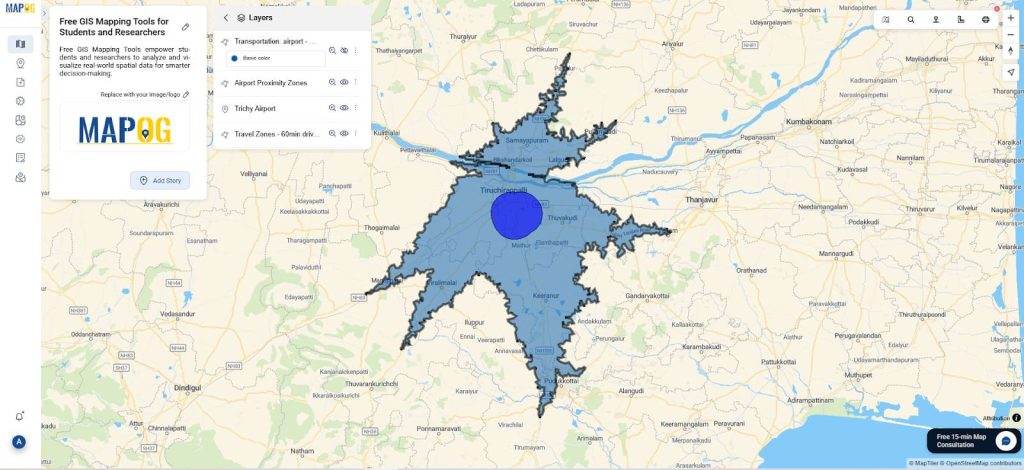 Isochrone Tool: Map 60-Minute Reachable Areas