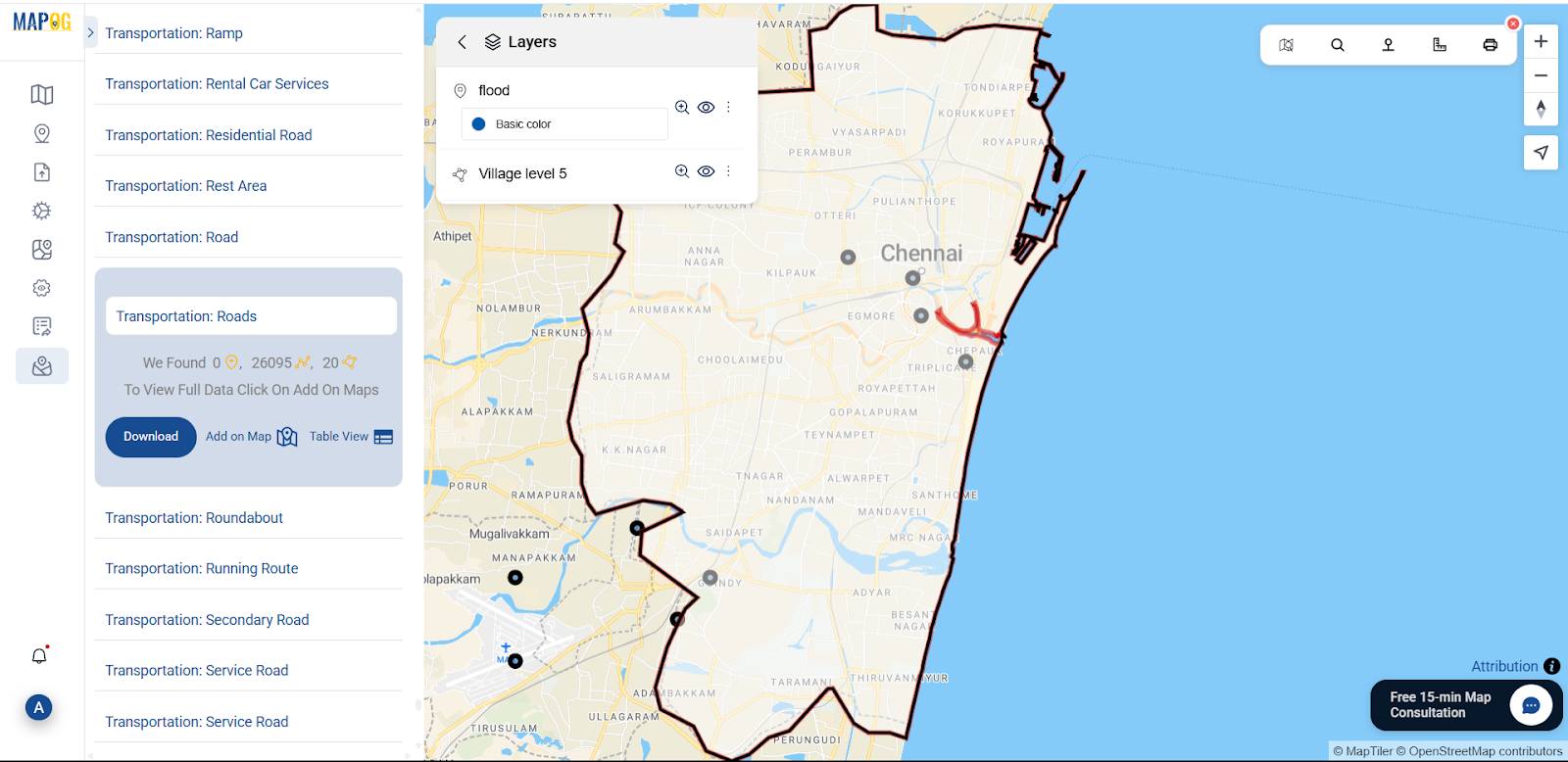 Urban Flood Hotspots Mapping