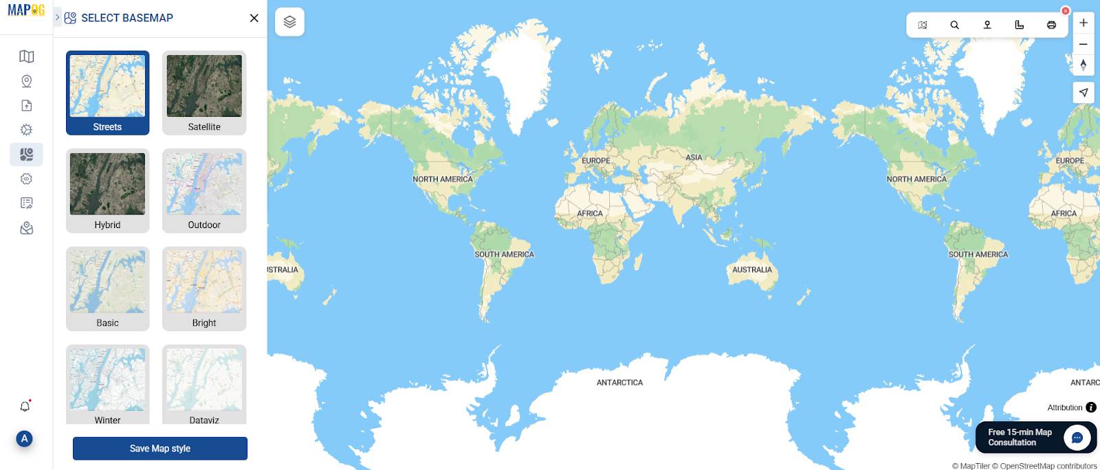 Travel Journal Map
