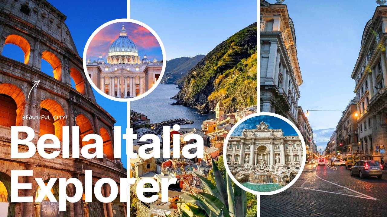On-Map Travel Planning Bella Italia Explorer