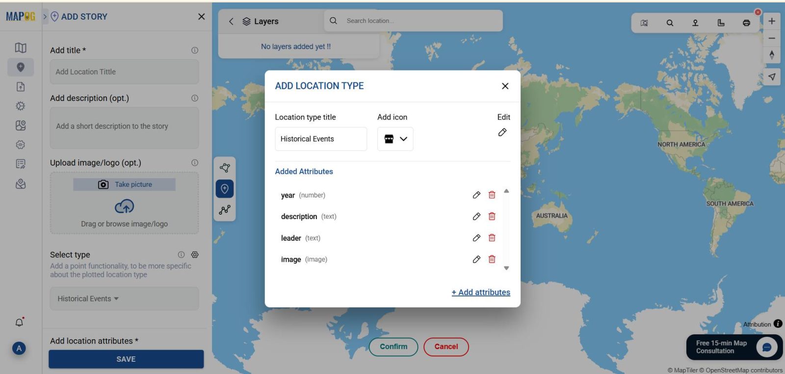 mapping historical events
