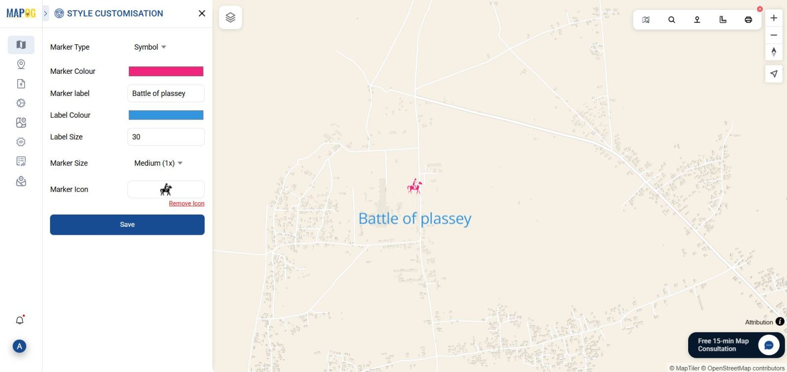 mapping historical events
