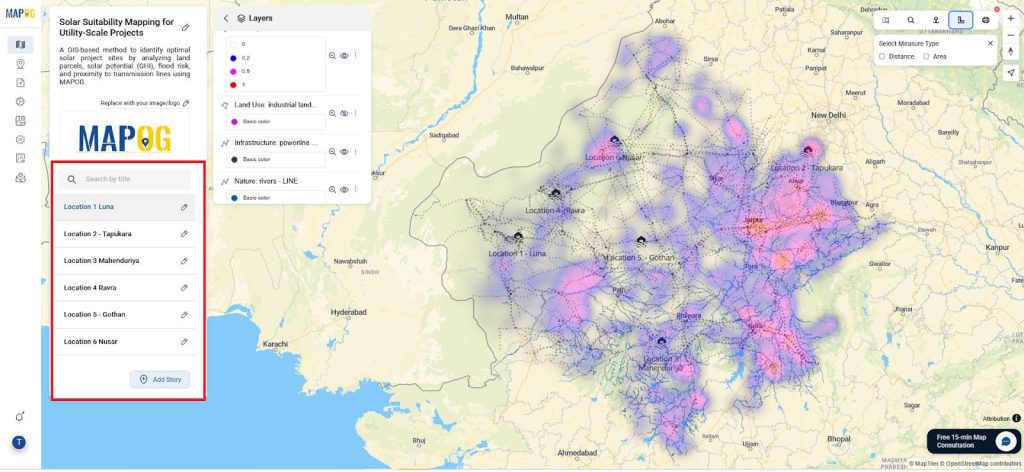 Solar Site Suitability Mapping for Utili