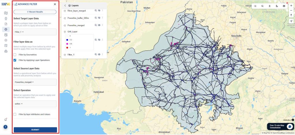 Mapping GHI using points 