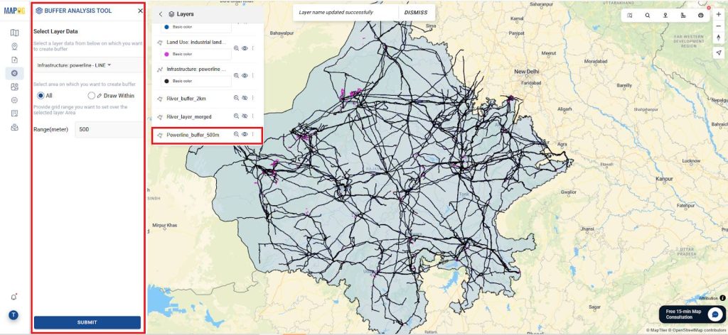 Mapping GHI using points 