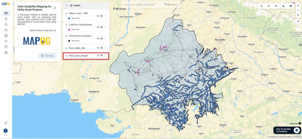 Mapping GHI using points 