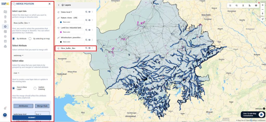 Mapping GHI using points 