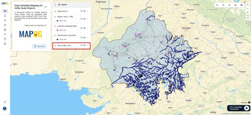 Mapping GHI using points 