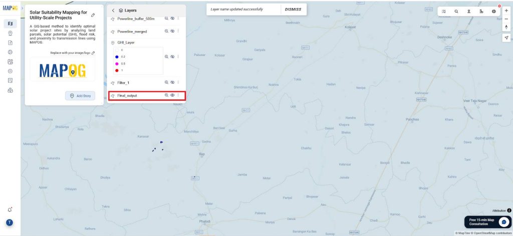 Mapping GHI using points 