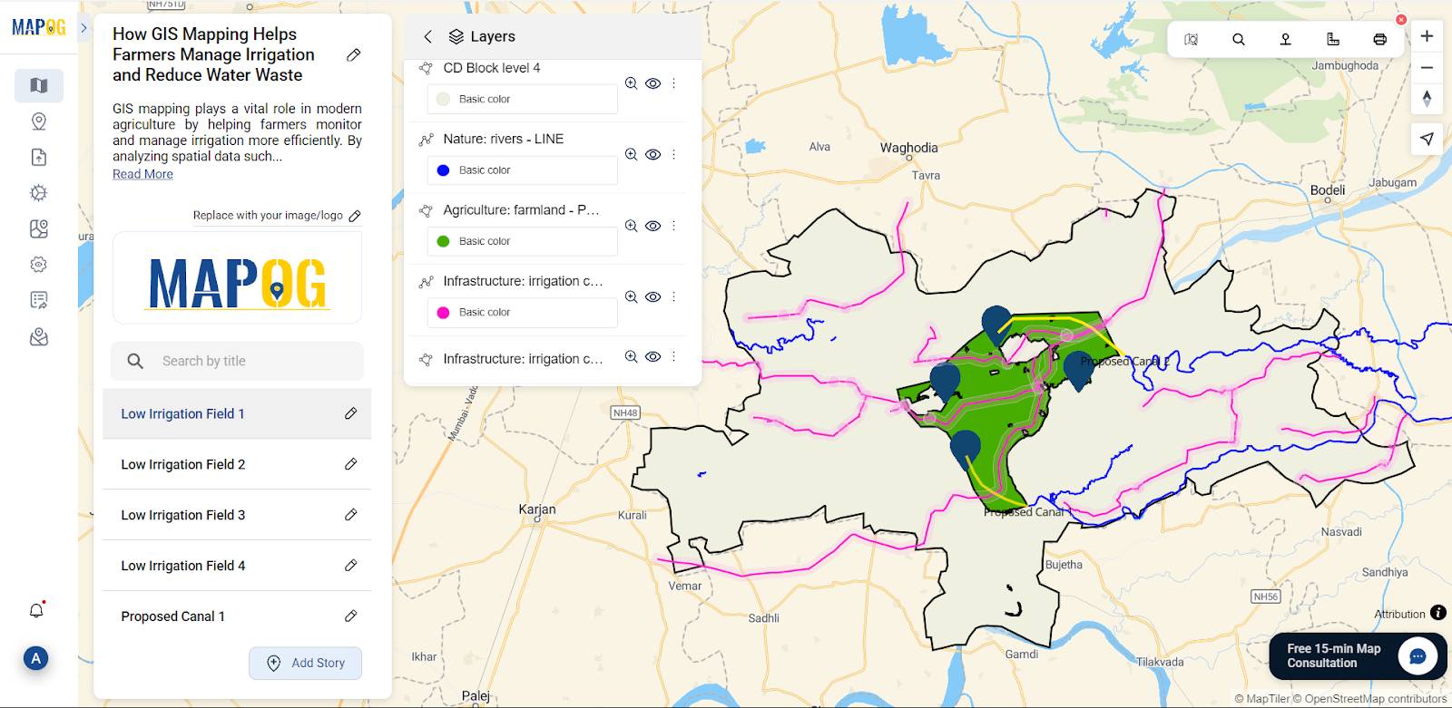 How GIS Mapping Helps Farmers Manage Irrigation and Reduce Water Waste