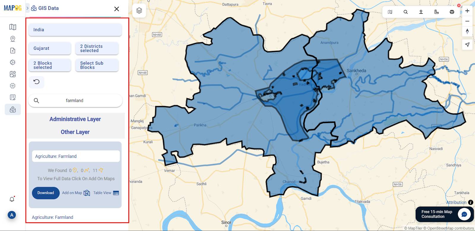 Add data of Farmland