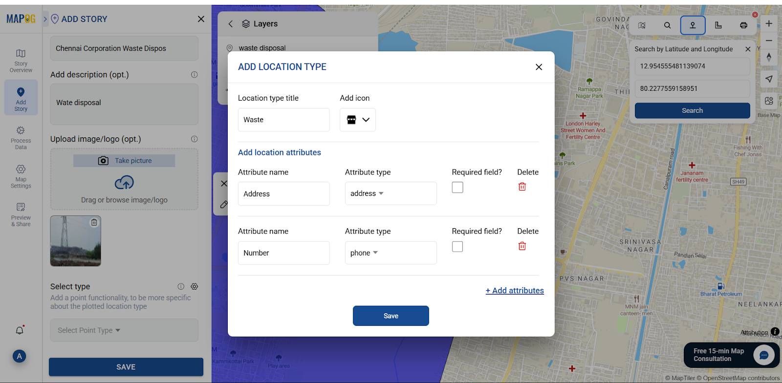 Mapping Waste Disposal Sites 