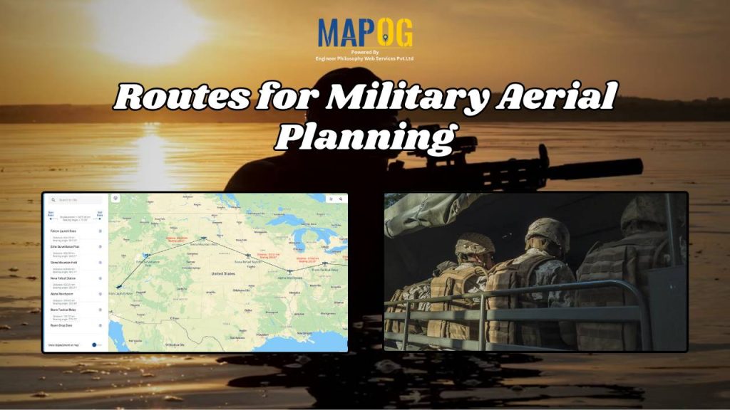 Mapping Military Flight Paths: How GIS Helps Calculate Distance and Bearing Angles