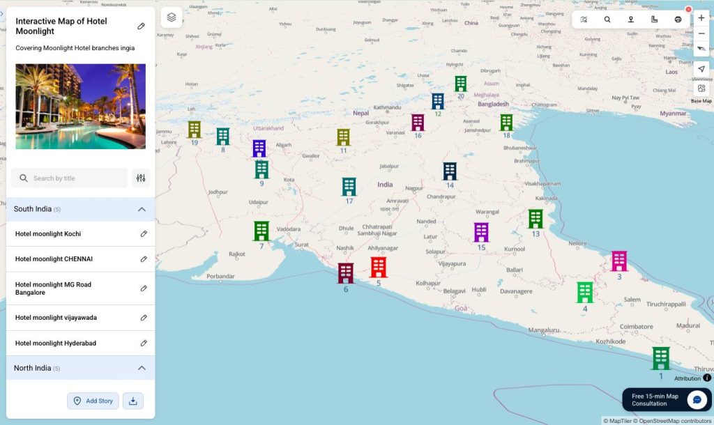 Hotels Map 2