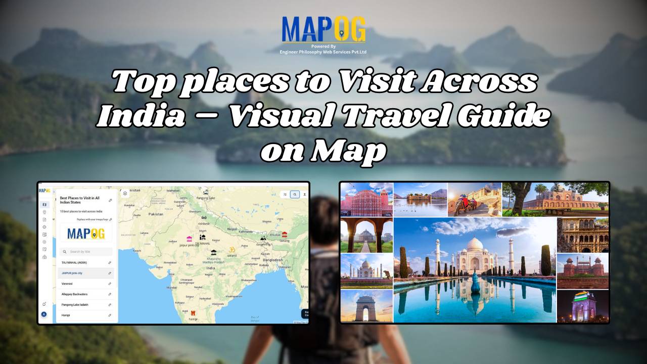 India Visual Top Places to visit across India