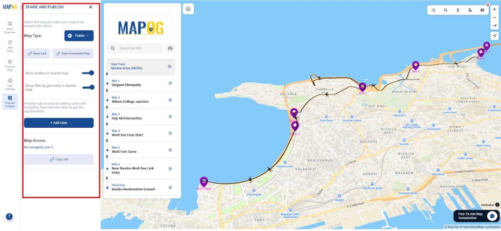 Publish and Share the Map