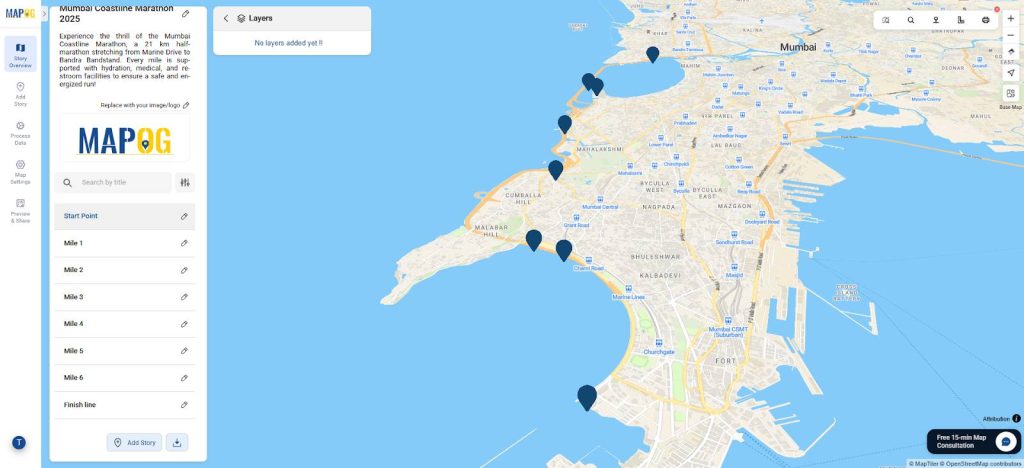 Mapping Coastline Marathon 2025 with GIS