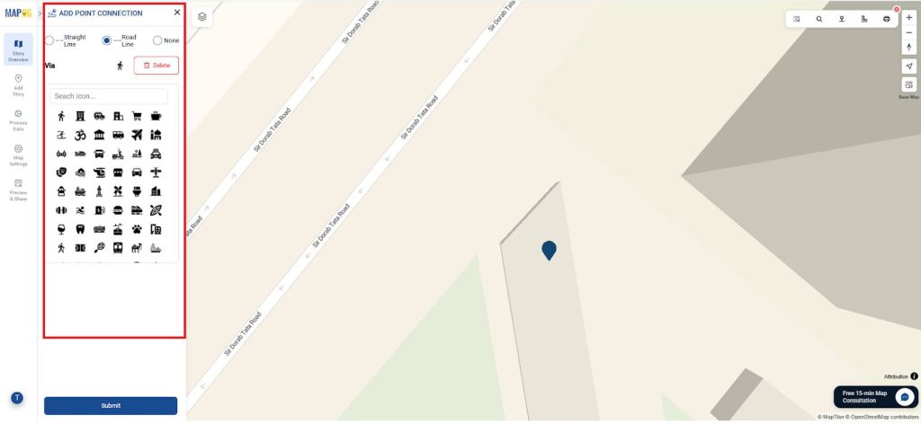 Location connection