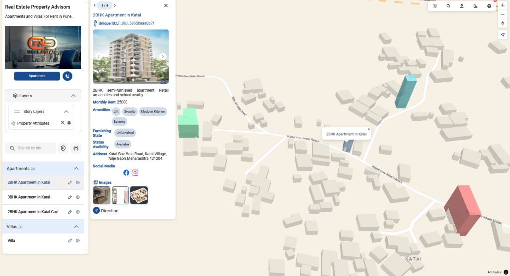 An Interactive Property Map with Photos and Details 
