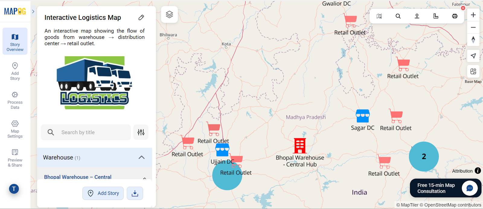 Supply Chain Map Map a supply chain