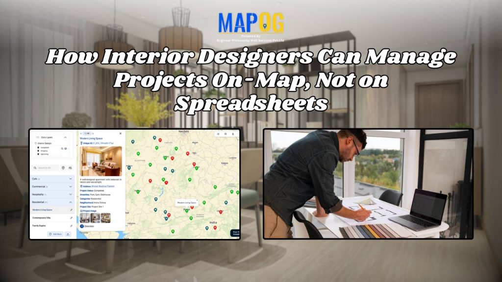How Interior Designers Can Manage Projects On-Map, Not on Spreadsheets