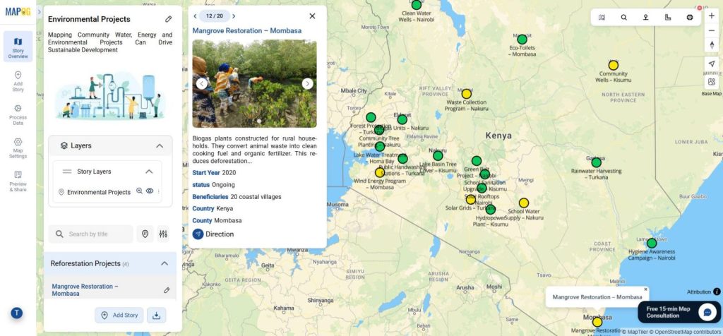 interactive maps for community projects