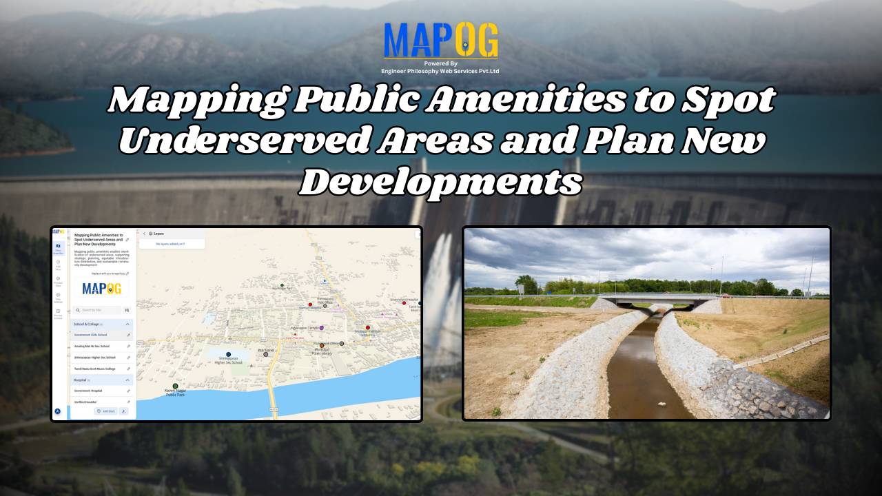 Mapping Public Amenities to Spot Underserved Areas and Plan New Developments