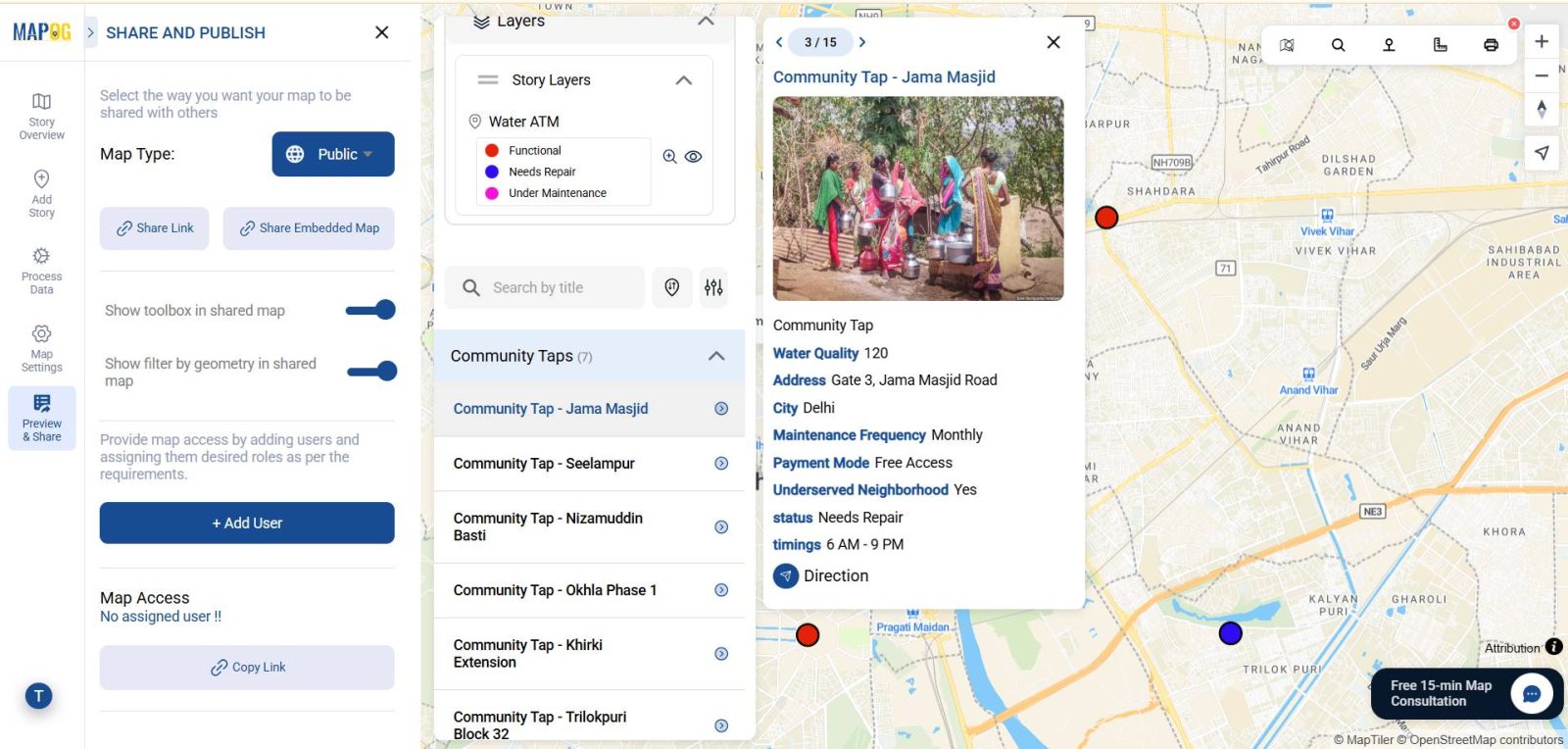 How to Map Water ATMs and Community Taps