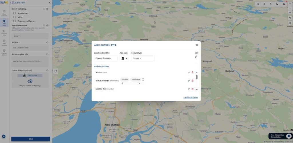 Add location type in Interactive Map