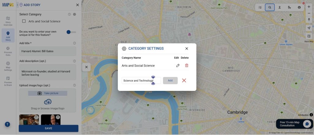 categories - Famous Alumni Map