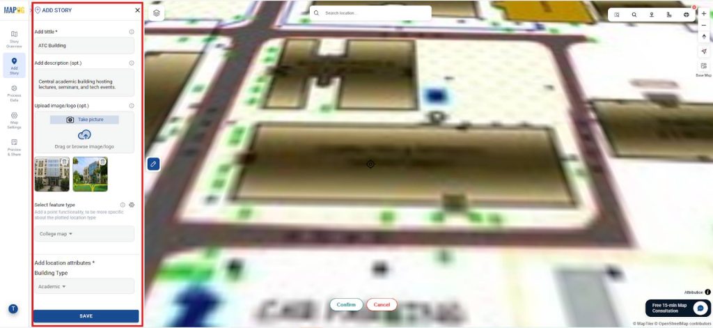 Visualize Your Entire College on an Interactive Campus Map
