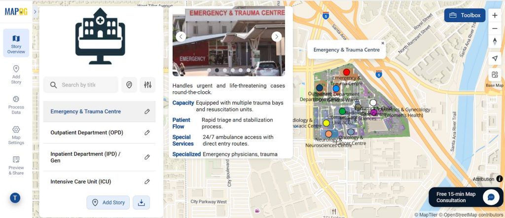Smart Hospital Campus Map Smart Hospital Campus Map