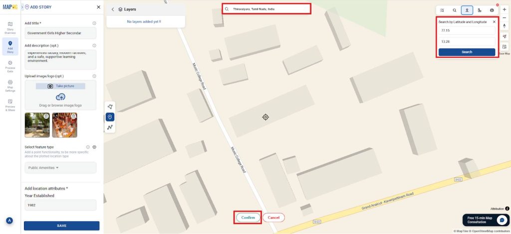 Mapping Public Amenities to Spot Underserved Areas and Plan New Developments