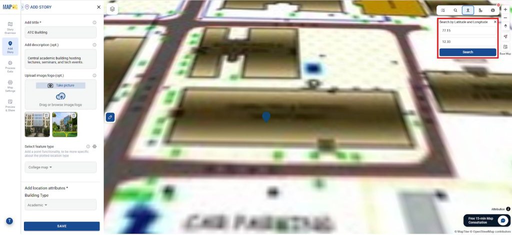 Visualize Your Entire College on an Interactive Campus Map