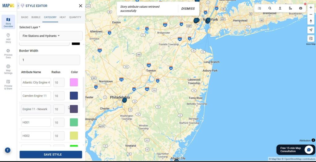 How to Map Fire Stations