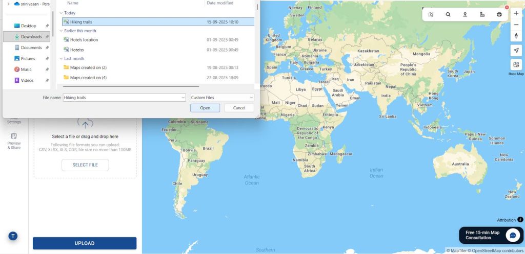 Smart Hiking Trail Planning: Visualize Bearings, Distances, and Key Checkpoints