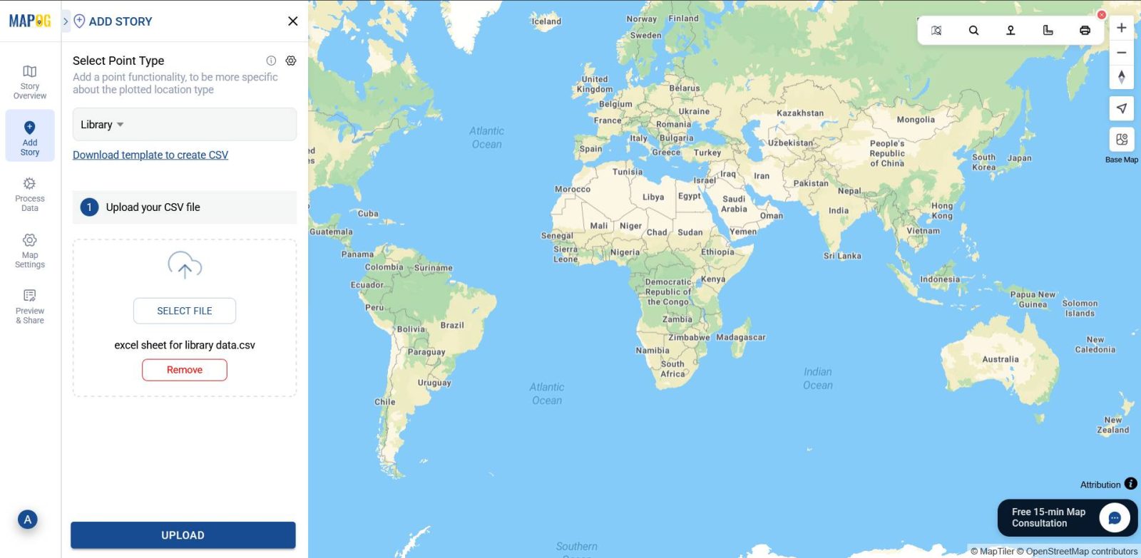 Converting Excel/CSV into map