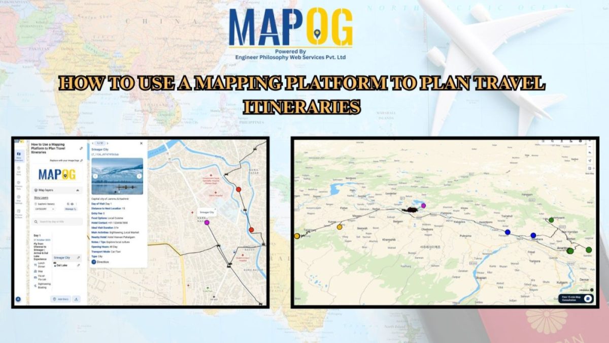 How to Use a Mapping Platform to Plan Travel Itineraries
