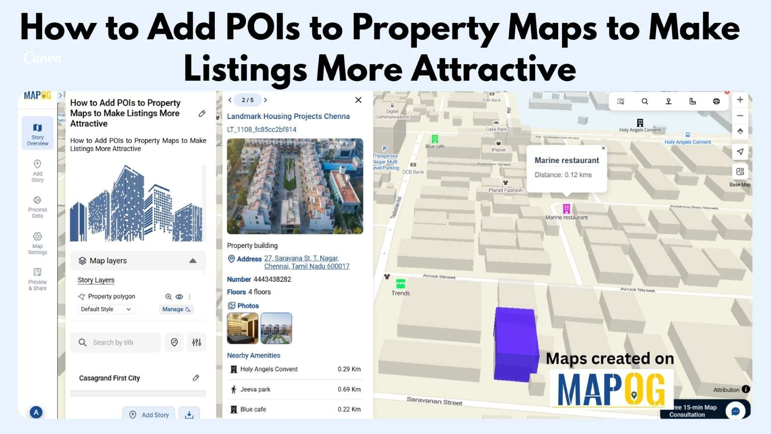 Add POIs to Property Maps