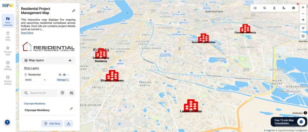 Manage and Share Location-Based Projects 