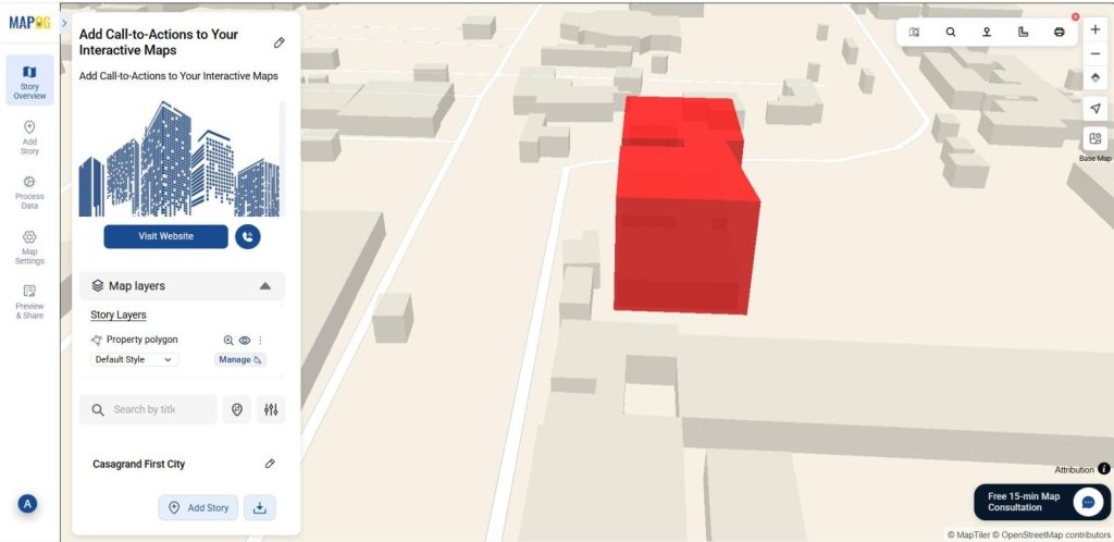 Add Call-to-Actions to Your Interactive Maps