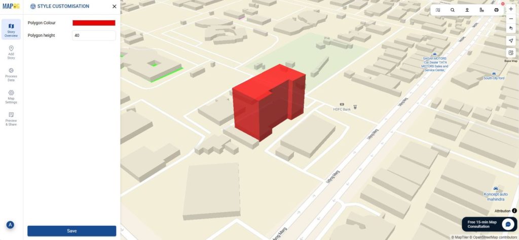 How to Draw 3D Buildings on a Live or Dynamic Map