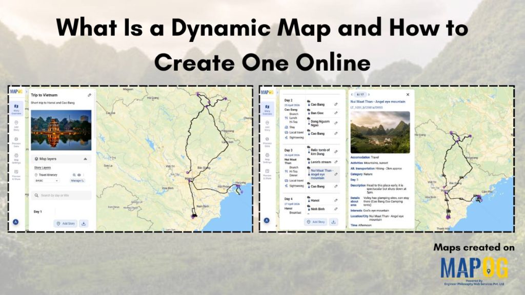 create dynamic interactive maps