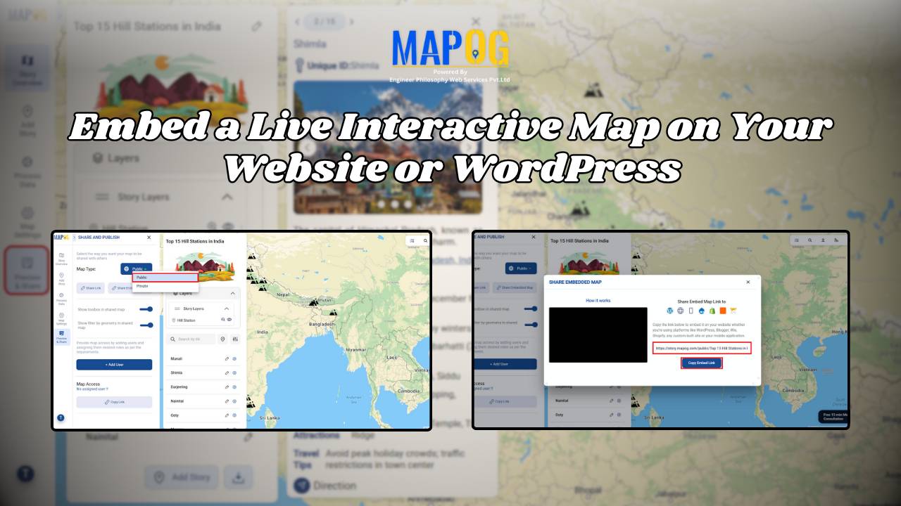 Embed a Live Interactive Map on Your Website or WordPress